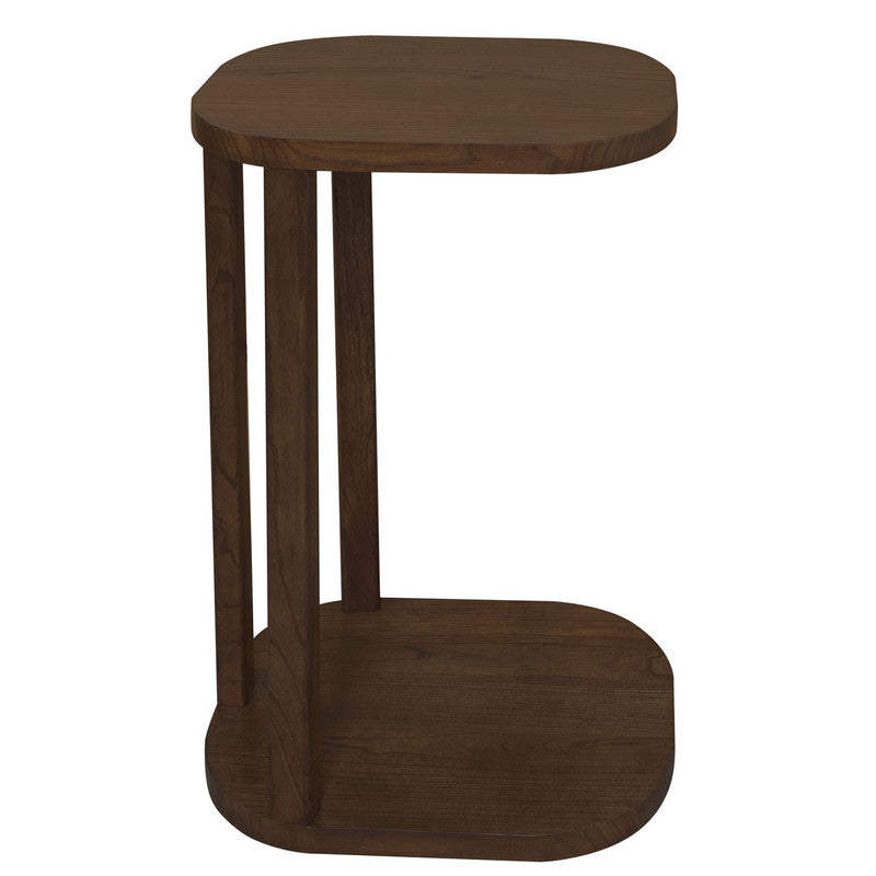 Oslo Solid Mindi Side/Laptop Table (Walnut) V199-LT071OVWN