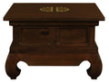 Dynasty Solid Mahogany Timber Lamp Table 60 x 60 cm (Mahogany) V199-LT6060CSNM
