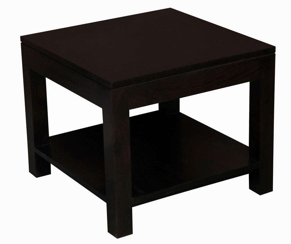 Amsterdam Solid Mahogany Timber Lamp Table 60 x 60 cm (Chocolate) V199-LT6060TAC