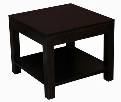 Amsterdam Solid Mahogany Timber Lamp Table 60 x 60 cm (Chocolate) V199-LT6060TAC