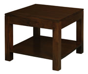 Amsterdam Solid Mahogany Timber Lamp Table 60 x 60 cm (Mohagany) V199-LT6060TAM