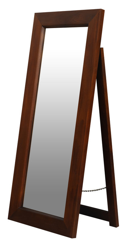 Toby Solid Mahogany Timber Standing Mirror (Mahogany) V199-MR65150SMM