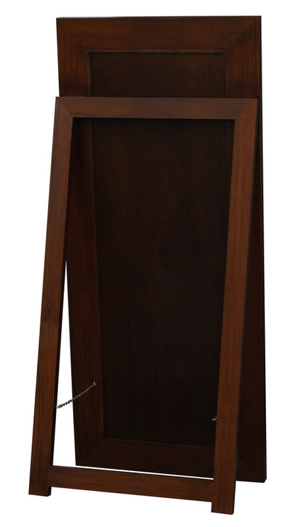 Toby Solid Mahogany Timber Standing Mirror (Mahogany) V199-MR65150SMM