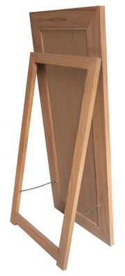 Manhattan Solid Timber Frame Standing Mirror - Nautral V199-MR65150SMMDNI
