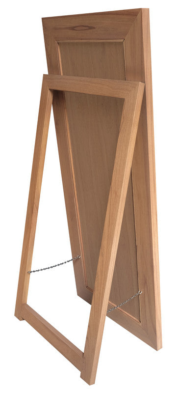 Manhattan Solid Timber Frame Standing Mirror - Nautral V199-MR65150SMMDNI
