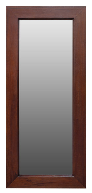 Manhattan Solid Timber Frame Wall Mirror - Mahogany V199-MR65150WOSM