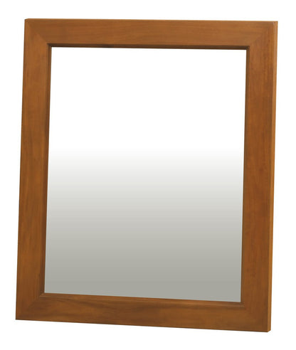 Ascott Solid Timber Frame Wall Mirror - Light Pecan V199-MR8090WOSLP