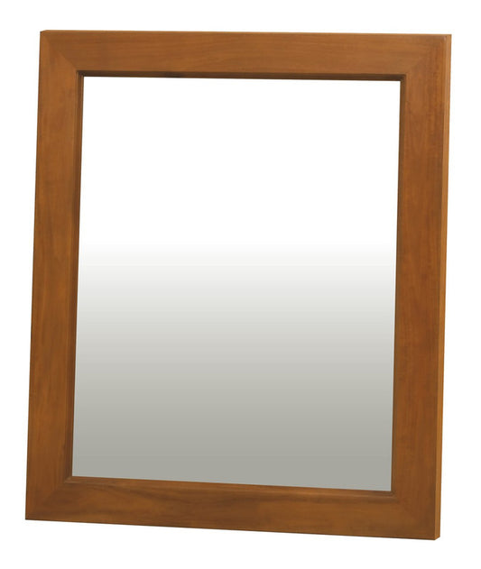 Ascott Solid Timber Frame Wall Mirror - Light Pecan V199-MR8090WOSLP