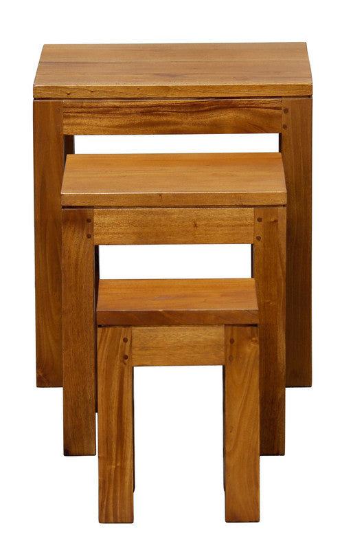 Amsterdam Nest of Table Set of 3 (Light Pecan) V199-NT300TALP