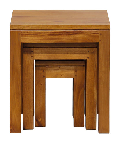Amsterdam Nest of Table Set of 3 (Light Pecan) V199-NT300TALP