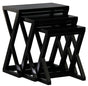 Manhattan Nest of Tables - Set of 3 (Black) V199-NT300ZB