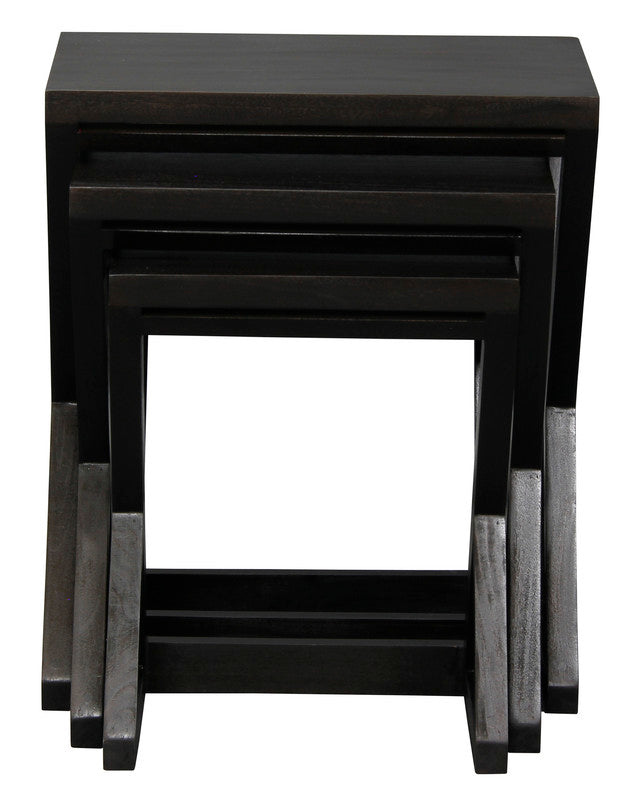 Manhattan Nest of Tables - Set of 3 (Chocolate) V199-NT300ZC