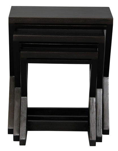 Manhattan Nest of Tables - Set of 3 (Chocolate) V199-NT300ZC