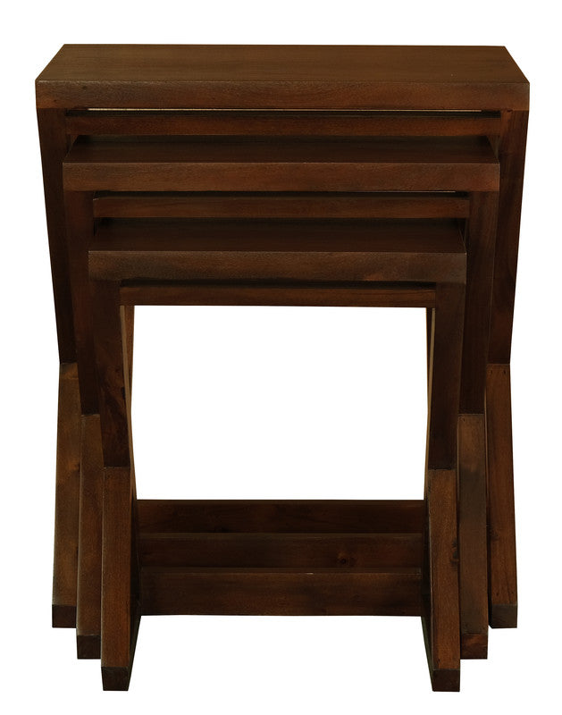 Manhattan Nest of Tables - Set of 3 (Mahogany) V199-NT300ZM