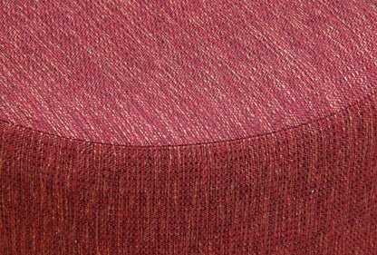 Manhattan Round Ottoman (Cherry Red) V199-OT4043RDCR