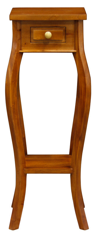 Cabriole Leg Plant Stand (Light Pecan) V199-PS001CLLP