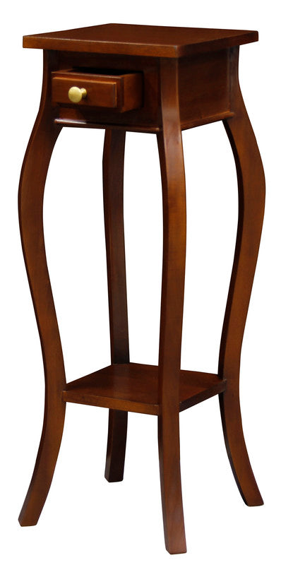 Cabriole Leg Plant Stand (Mahogany) V199-PS001CLM