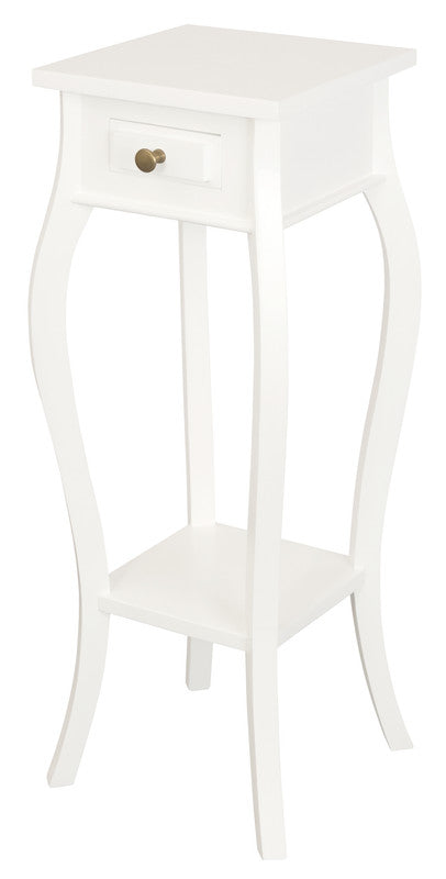 Cabriole Leg Plant Stand (White) V199-PS001CLWH