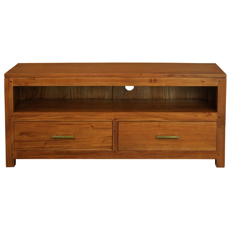 Paris 2 Drawer Entertainment Unit (Light Pecan) V199-SB002PNMKLP
