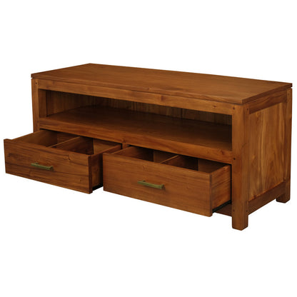 Paris 2 Drawer Entertainment Unit (Light Pecan) V199-SB002PNMKLP