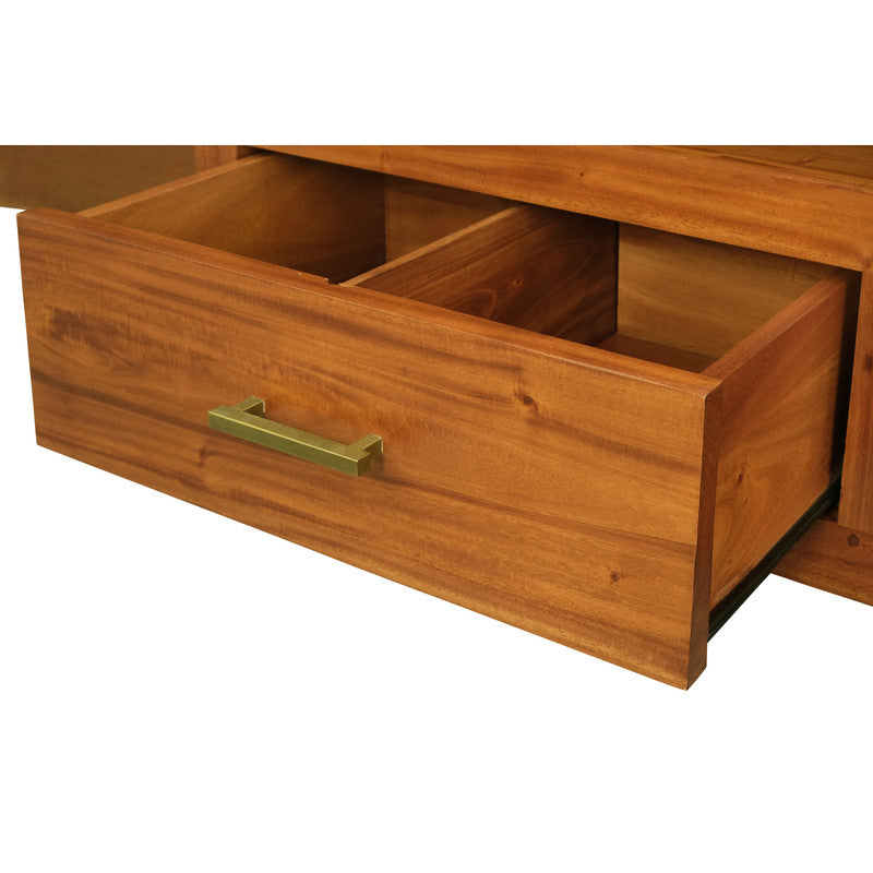 Paris 2 Drawer Entertainment Unit (Light Pecan) V199-SB002PNMKLP
