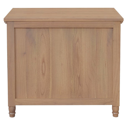 Beau 3 Drawer Solid White Cedar Turn Leg Dresser (Natural) V199-SB003TLNI