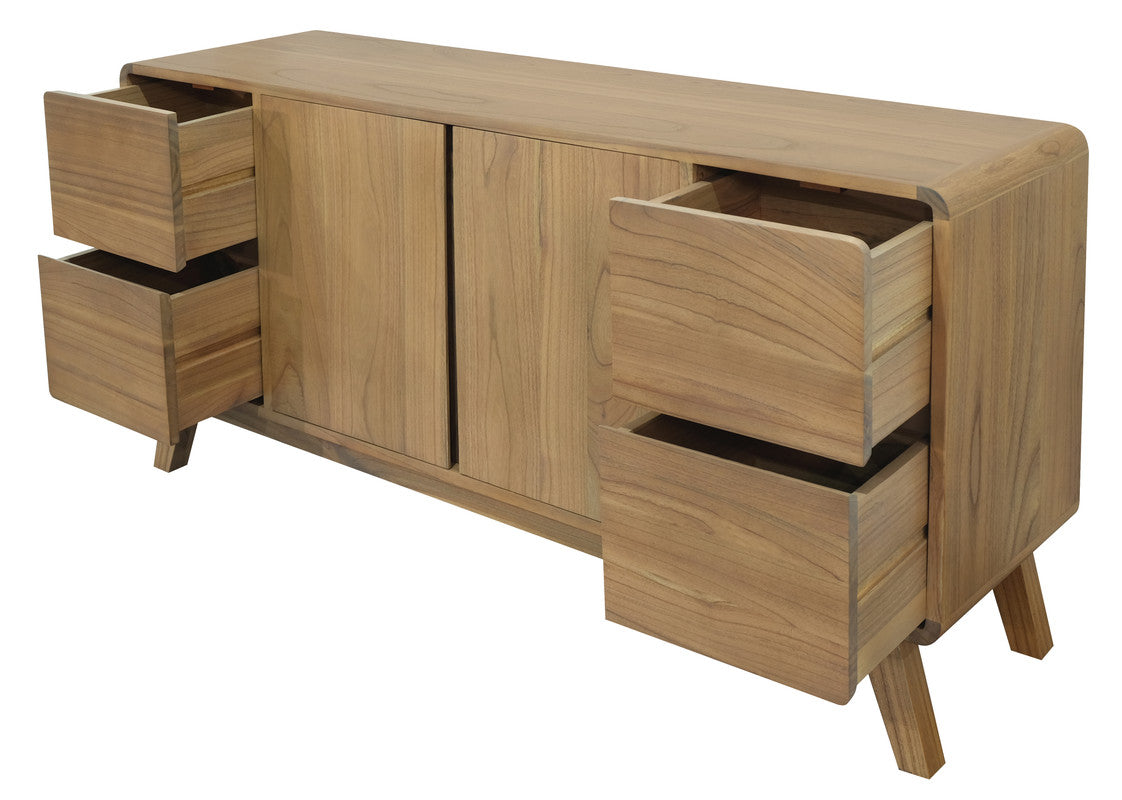 Providence 2 Door 4 Drawer Sideboard (Natural) V199-SB204PFLN