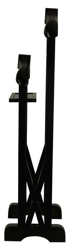 Ezra Double Vallet (Black) V199-SI46B