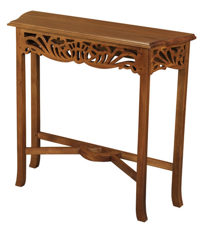 Jepara Carved Sofa Table (Light Pecan) V199-ST000CVLP