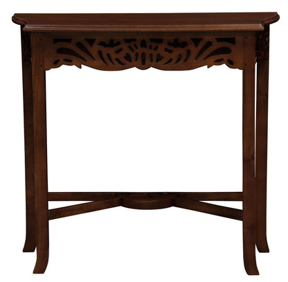 Jepara Carved Sofa Table (Mahogany) V199-ST000CVM