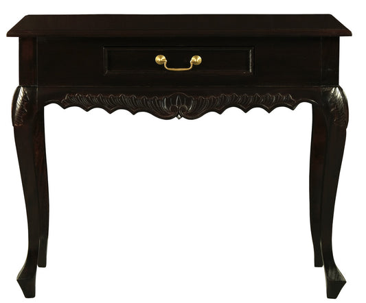 Jepara 1 Drawer Carved Sofa/Hall Table (Chocolate) V199-ST001CVC