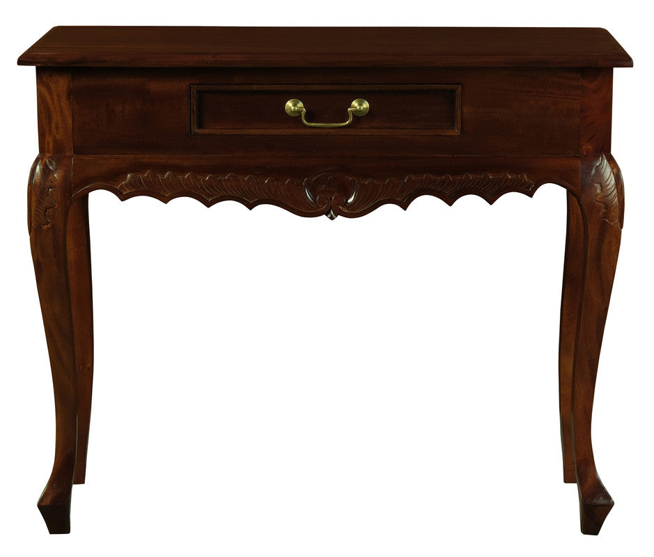 Jepara 1 Drawer Carved Sofa/Hall Table (Mahogany) V199-ST001CVM