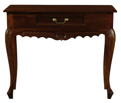 Jepara 1 Drawer Carved Sofa/Hall Table (Mahogany) V199-ST001CVM