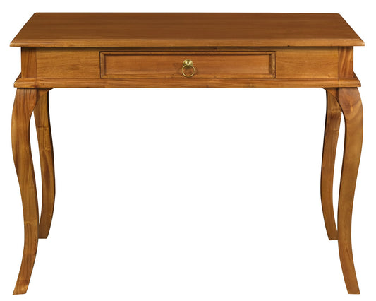 Queen Ann 1 Drawer Sofa Table (Light Pecan) V199-ST001QALP