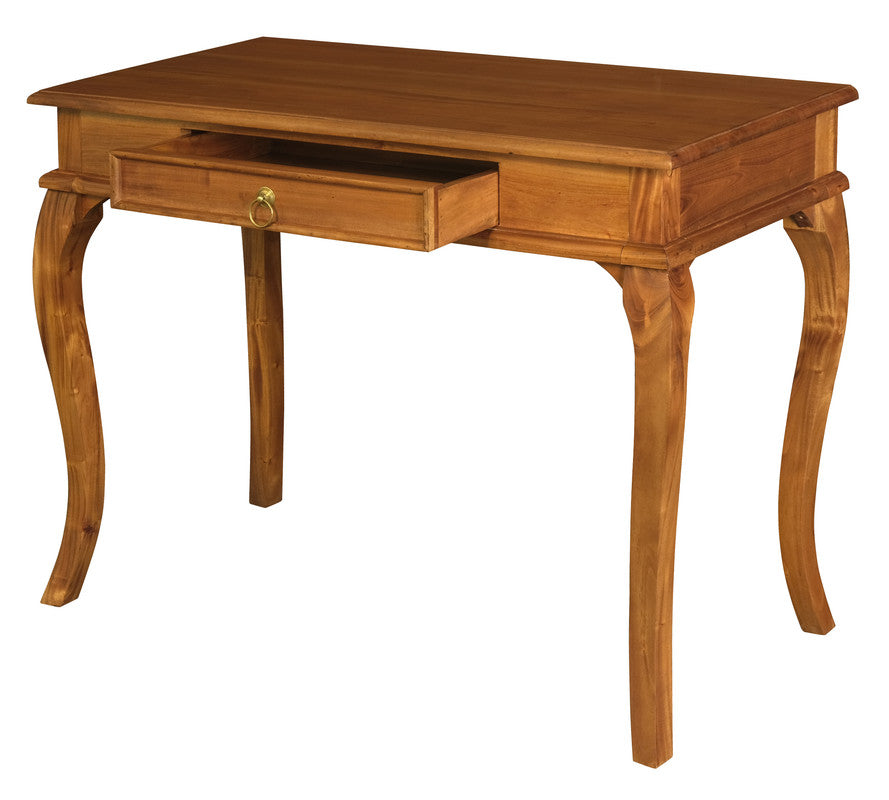 Queen Ann 1 Drawer Sofa Table (Light Pecan) V199-ST001QALP