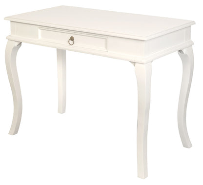 Queen Ann 1 Drawer Sofa Table (White) V199-ST001QAWH