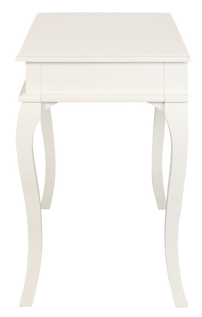 Queen Ann 1 Drawer Sofa Table (White) V199-ST001QAWH