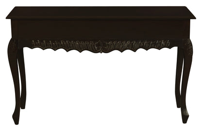 Seine 2 Drawer Carved Sofa Table (Chocolate) V199-ST002CVC