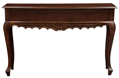 Seine 2 Drawer Carved Sofa Table (Mahogany) V199-ST002CVM