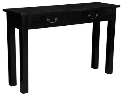 2 Drawer Straight Leg Sofa/Hall Table (Black) V199-ST002KLB
