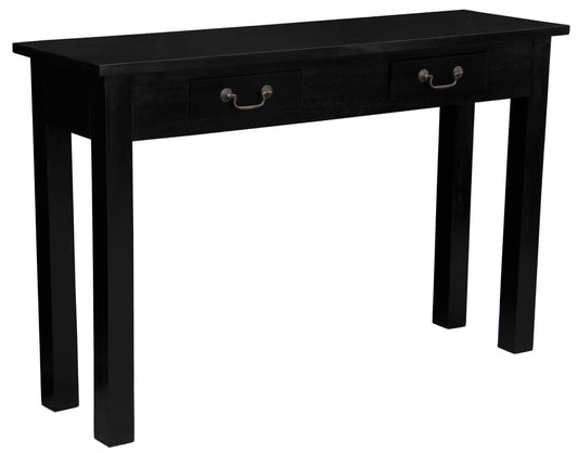 2 Drawer Straight Leg Sofa/Hall Table (Black) V199-ST002KLB