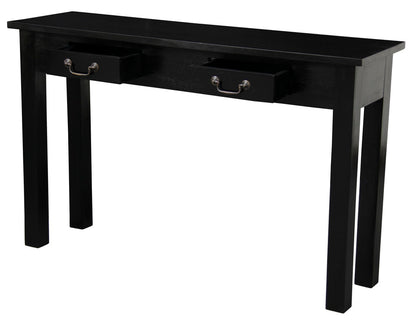 2 Drawer Straight Leg Sofa/Hall Table (Black) V199-ST002KLB