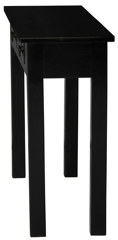2 Drawer Straight Leg Sofa/Hall Table (Black) V199-ST002KLB