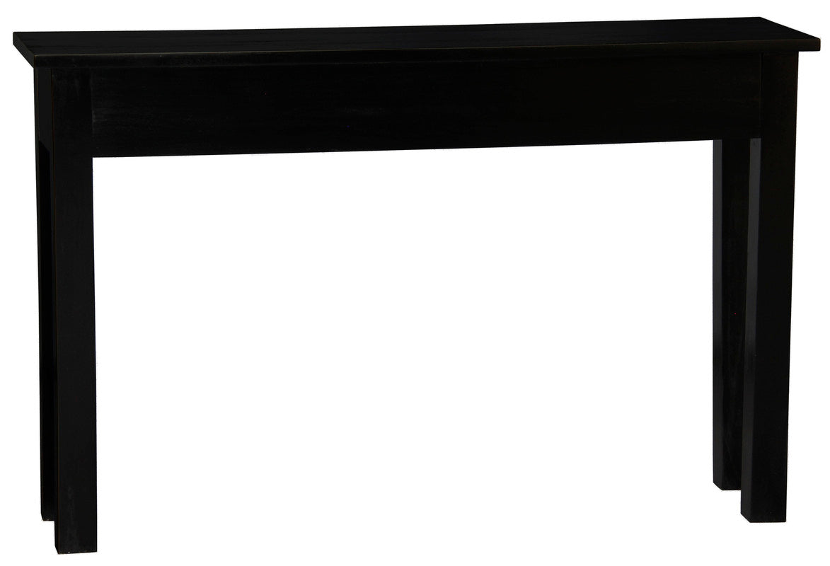 2 Drawer Straight Leg Sofa/Hall Table (Black) V199-ST002KLB