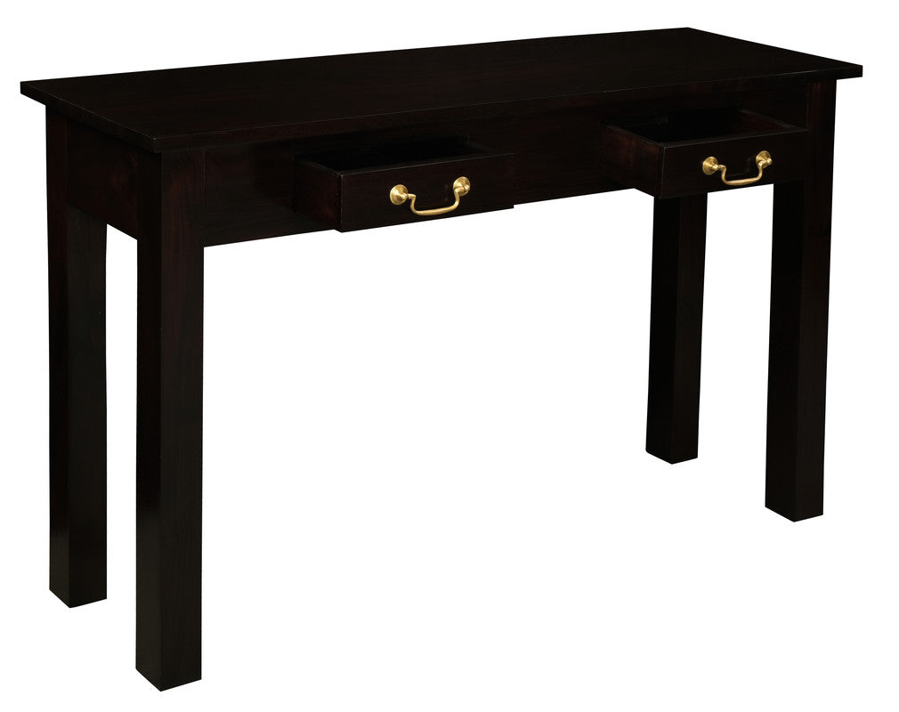 2 Drawer Straight Leg Sofa/Hall Table (Chocolate) V199-ST002KLC