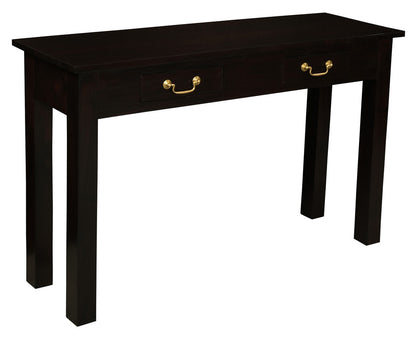 2 Drawer Straight Leg Sofa/Hall Table (Chocolate) V199-ST002KLC