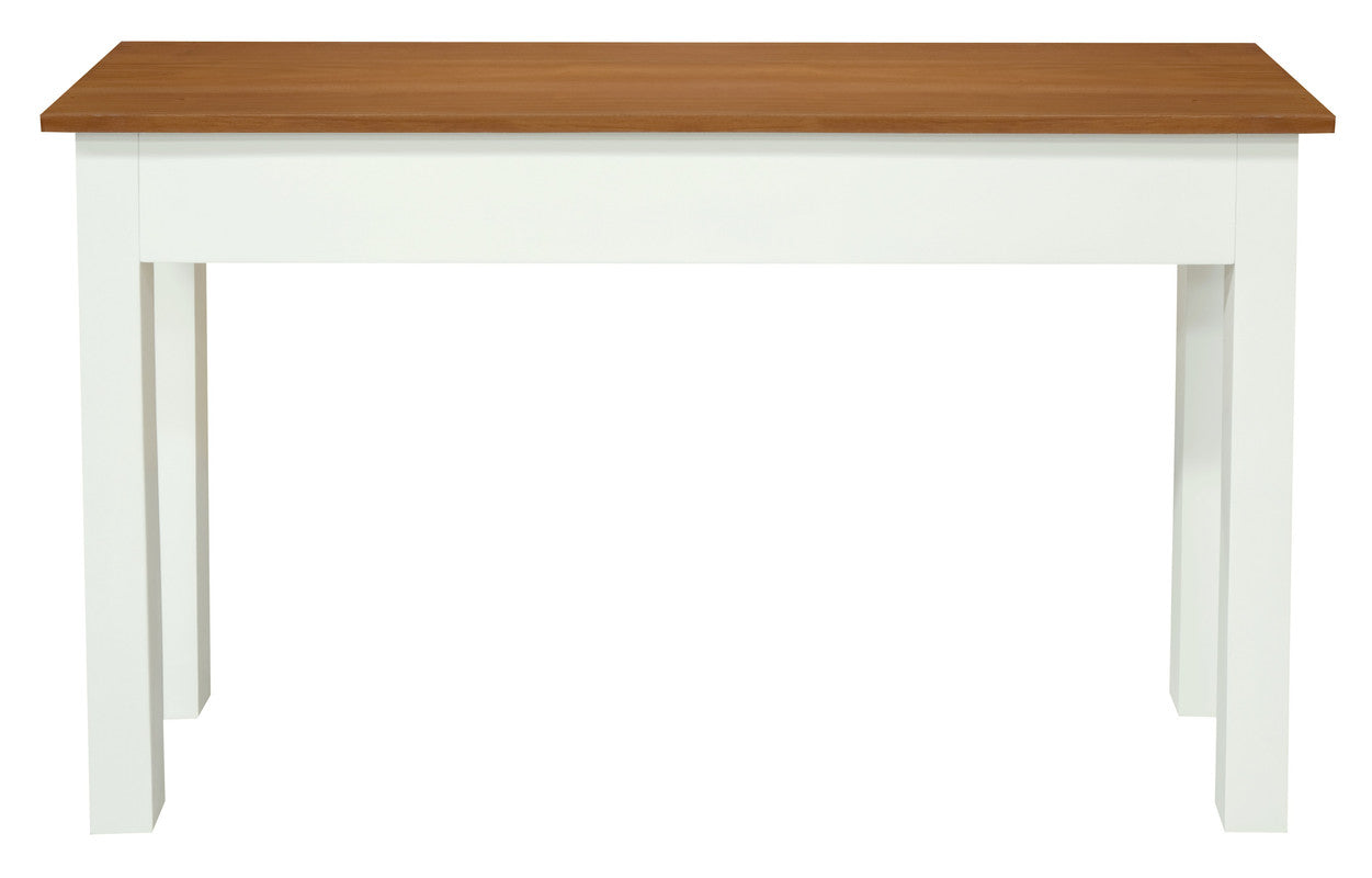 2 Drawer Straight Leg Sofa/Hall Table (White Caramel) V199-ST002KLWR