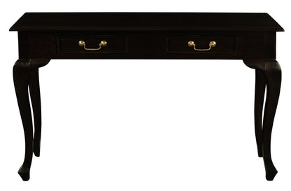 Queen Ann 2 Drawer Sofa Table (Chocolate) V199-ST002QAC