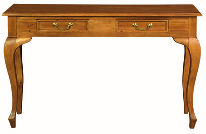 Queen Ann 2 Drawer Sofa Table (Light Pecan) V199-ST002QALP