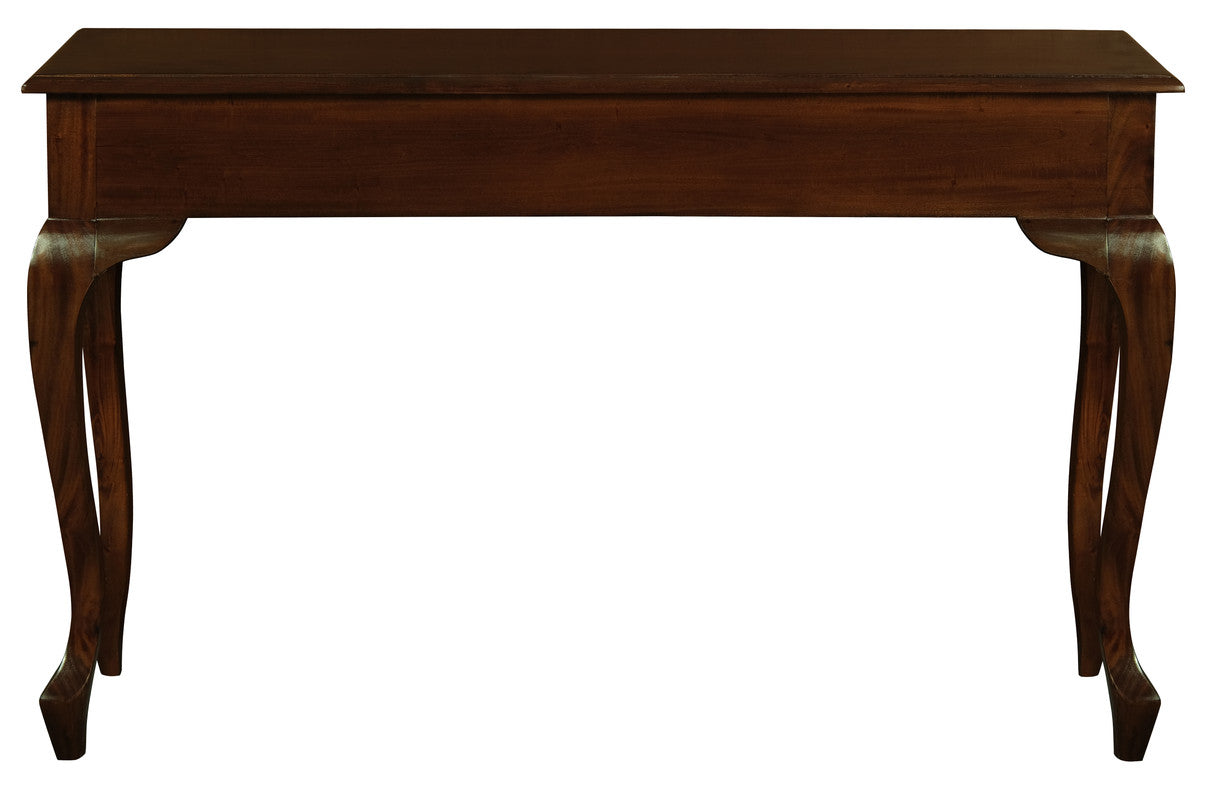 Queen Ann 2 Drawer Sofa Table (Mahogany) V199-ST002QAM